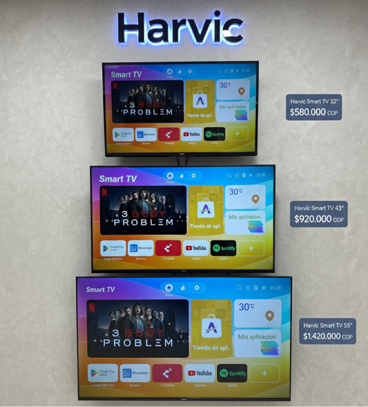 Televisor HARVIC smart TV, Televisro smart TV, Televisor Android