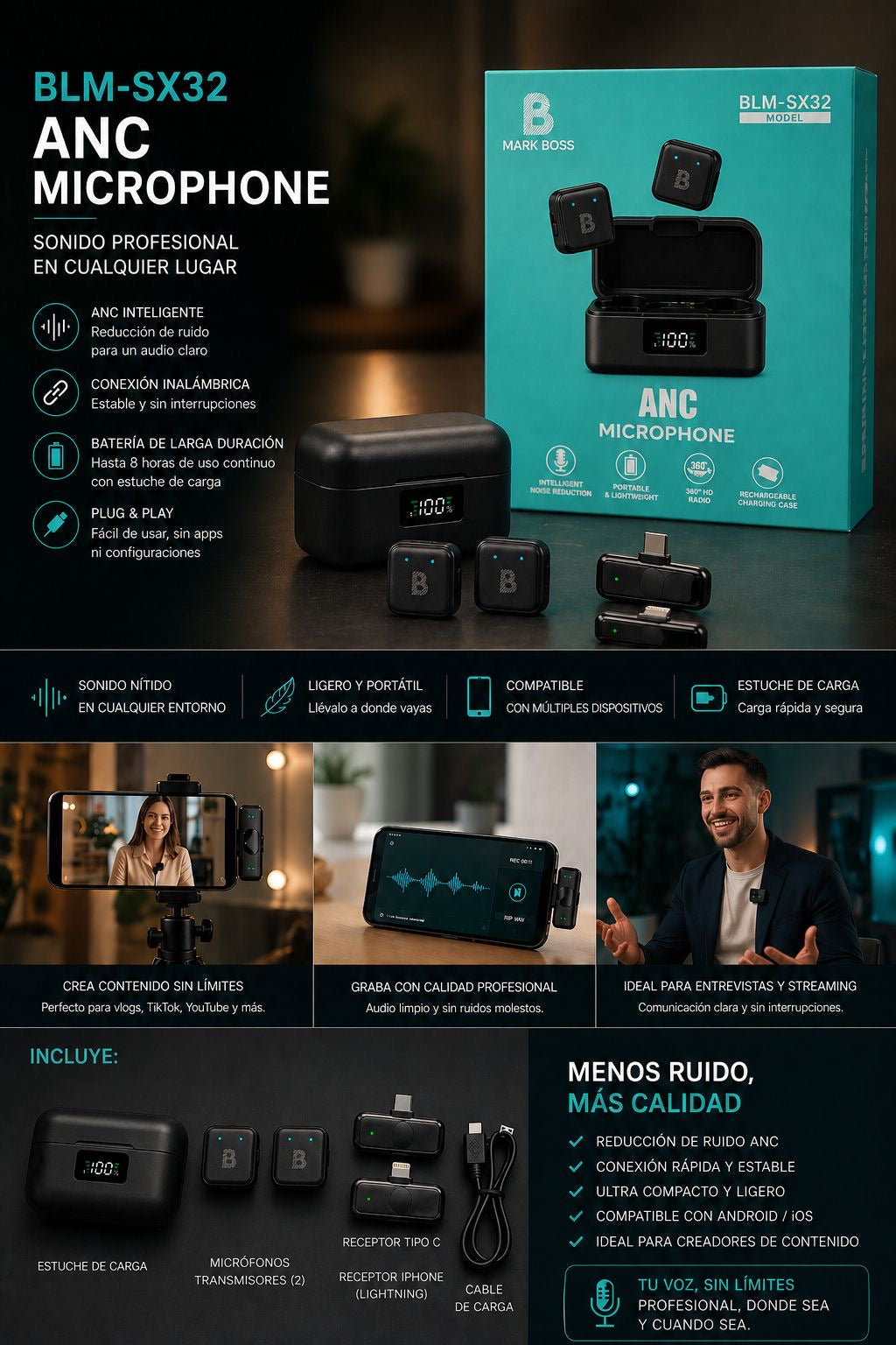 NUEVOS mini micrófonos imantados