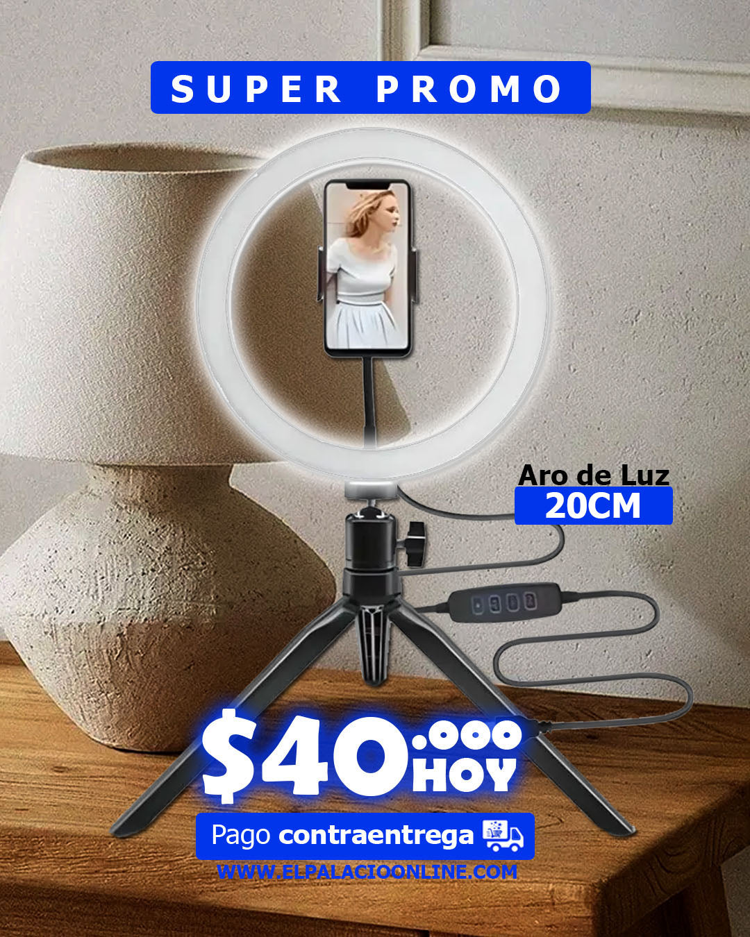 Aro de Luz 20CM QX-200