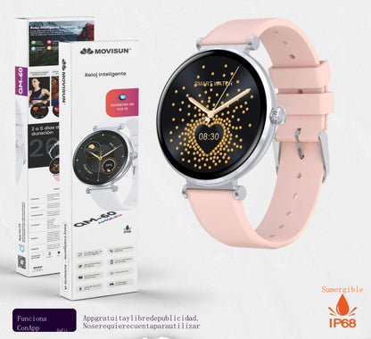 Reloj inteligente QM-60 para mujer, reloj