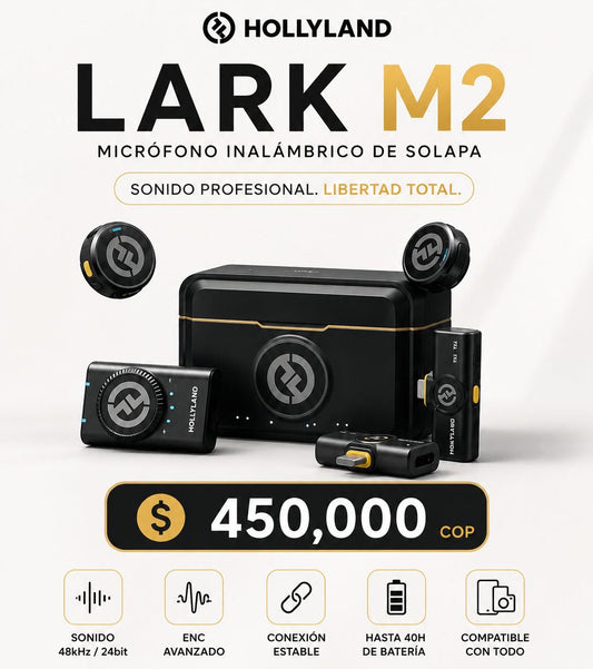 Micrófonos Hollyland Lark M2