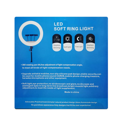 Aro de Luz CM45 + Tripode 2Mt