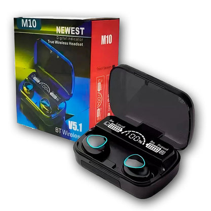 Auriculares M10 Pro Sonido Hi Fi + Power Bank