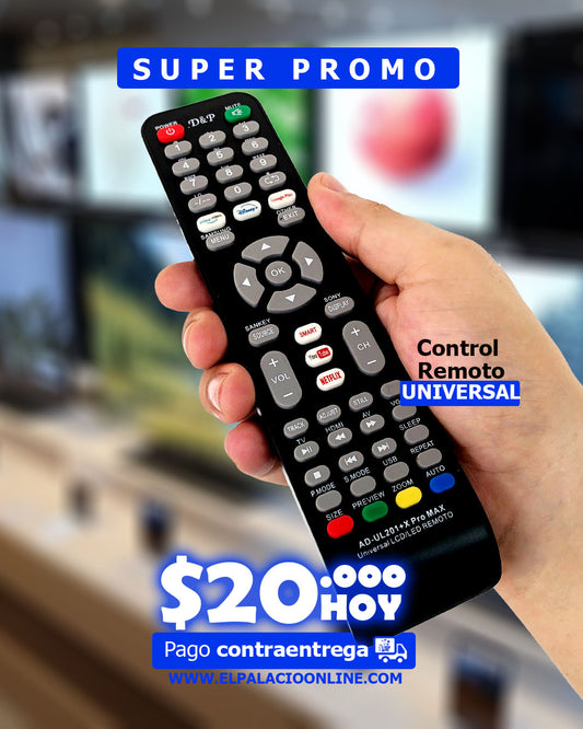 Control Remoto Para Televisor Universal Pro Max