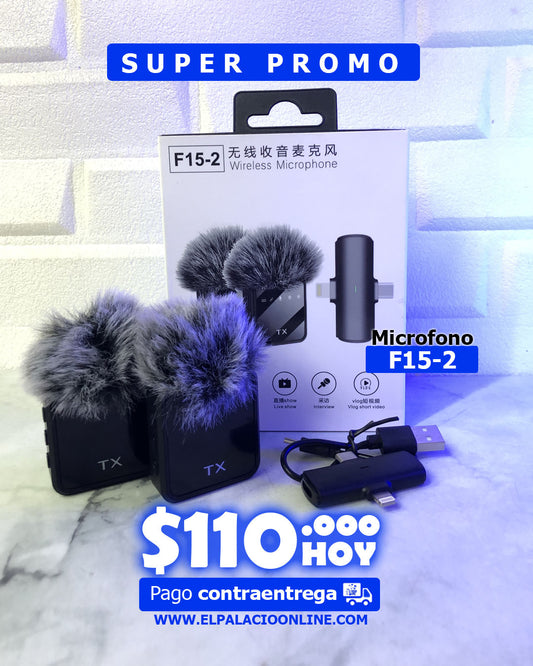 Micrófonos F15-2 Inalámbricos