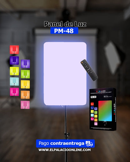 Panel RGB PM 48, panel Para fondos de colores, panel RGB potente
