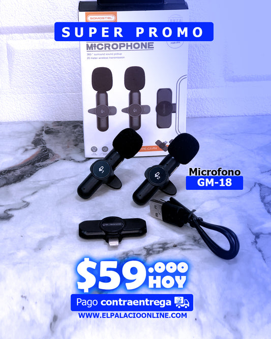 Microfono inalámbrico GM18