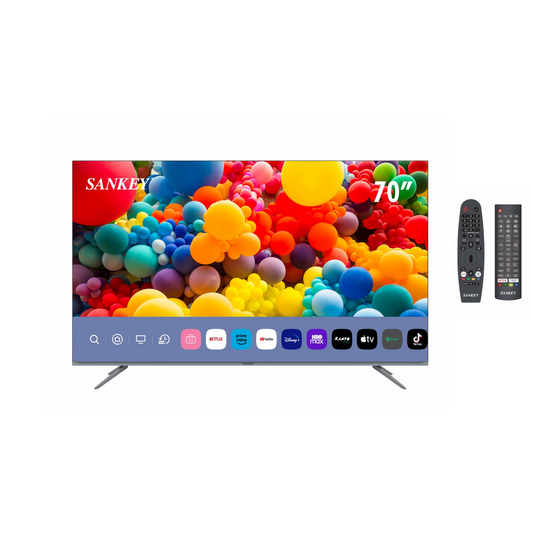 Sankey TV Android QLED 70 pulgadas  4K ULTRA HD