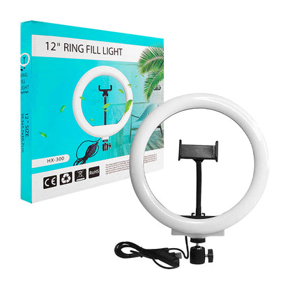Aro de Luz 30CM HX-300 + Trípode de 2Mt