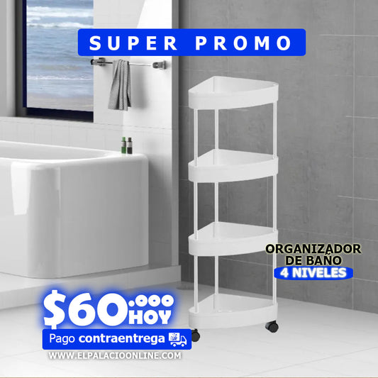 Organizador de Baño 4 Niveles