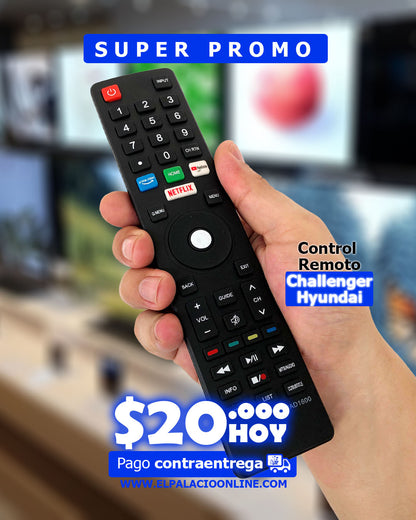Control Remoto Para Televisor Challenger Hyundai