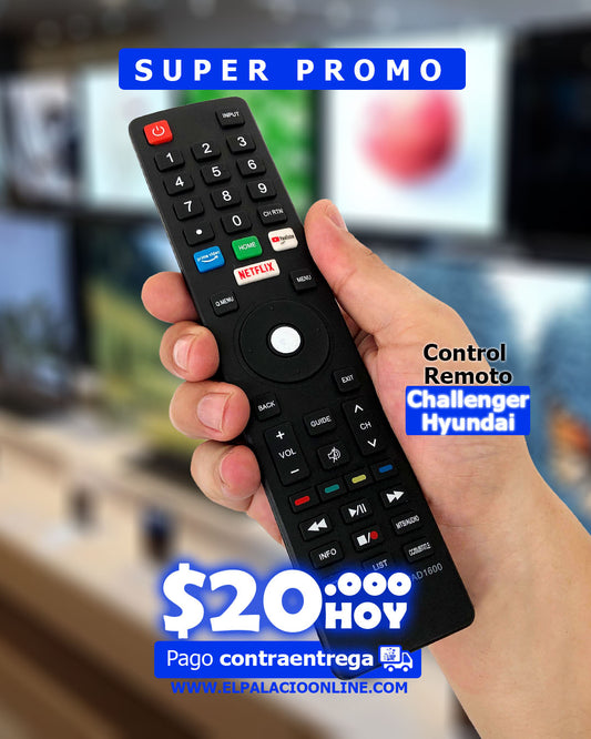 Control Remoto Para Televisor Challenger Hyundai