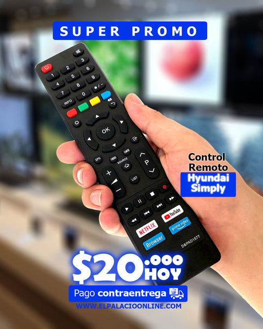 Control Remoto Para Televisor Hyundai Simply