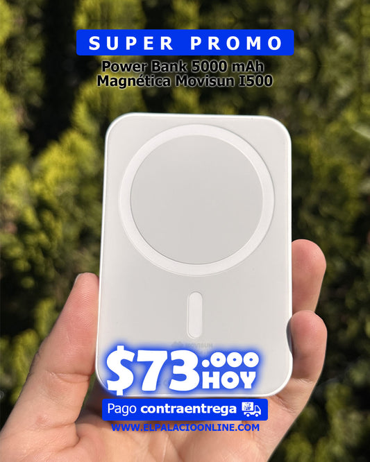 Power Bank 5000 mAh Magnética Movisun I500