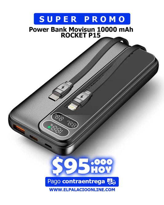Power Bank Movisun 10000 mAh ROCKET P15