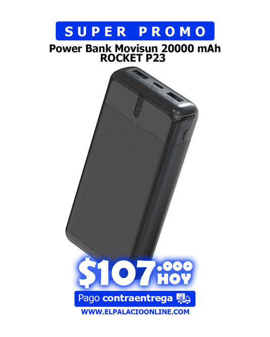 Power Bank Movisun 20000 mAh ROCKET P23