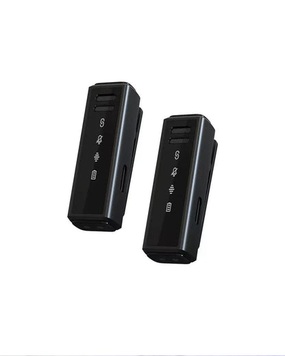 Microfono Inalambrico Doble SMS-GM19  Recargable con Receptor tipo C y Lightning