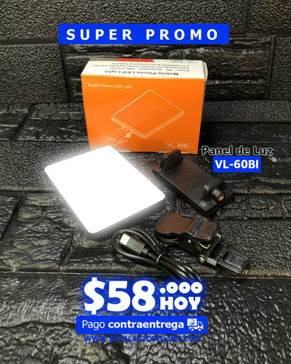 Panel de Luz Recargable VL-60BI
