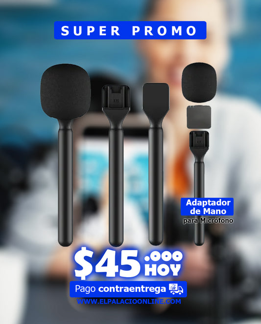 Adaptador de mano para Microfonos