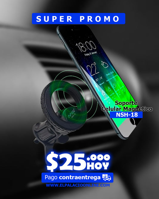 Base Magnetica para Celular NSH-18