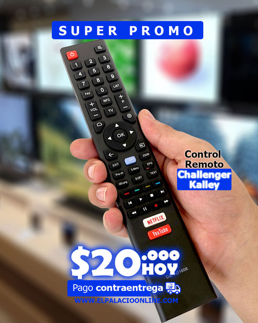 Control Remoto Para Televisor Kalley Challenger